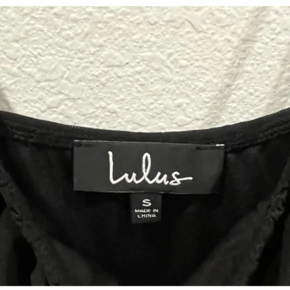 LULUS Square Neck Mesh Spaghetti Straps Mini Dress - Picture 2 of 7